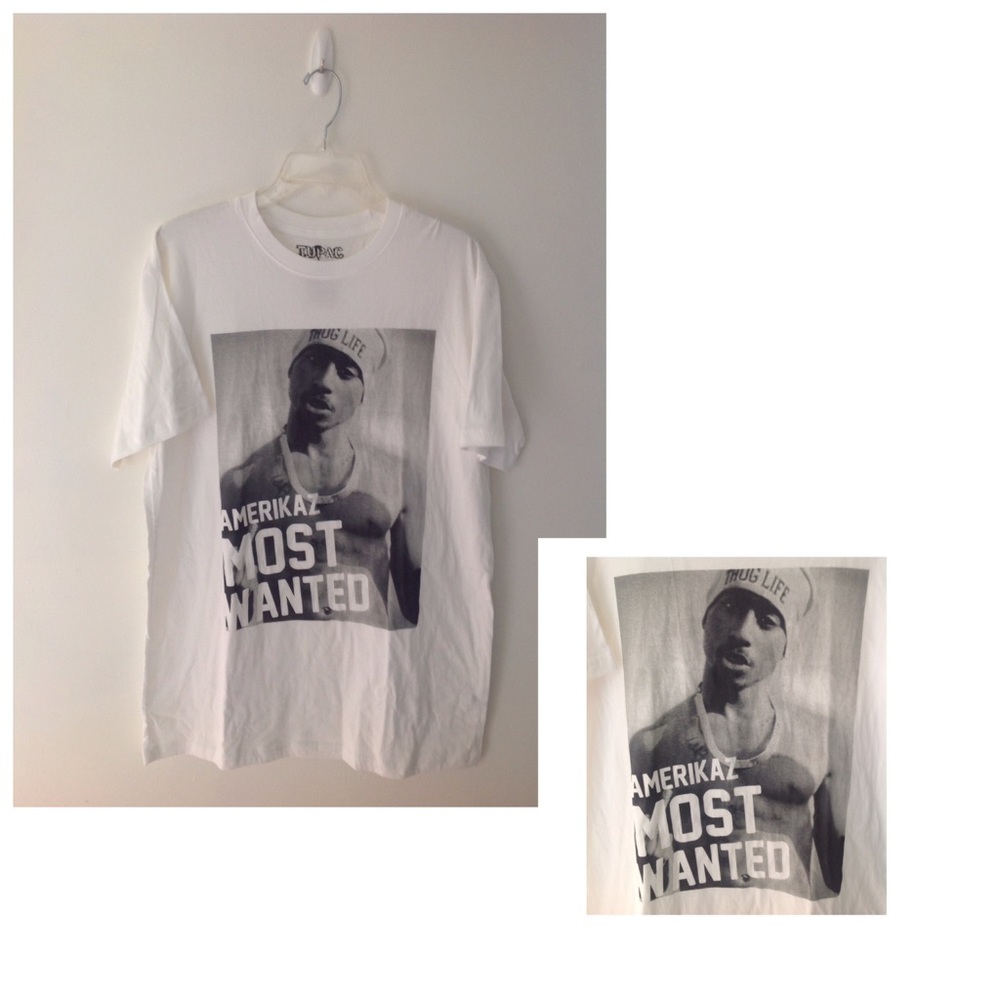 Amerikaz Most Wanted Tupac Shakur TShirt